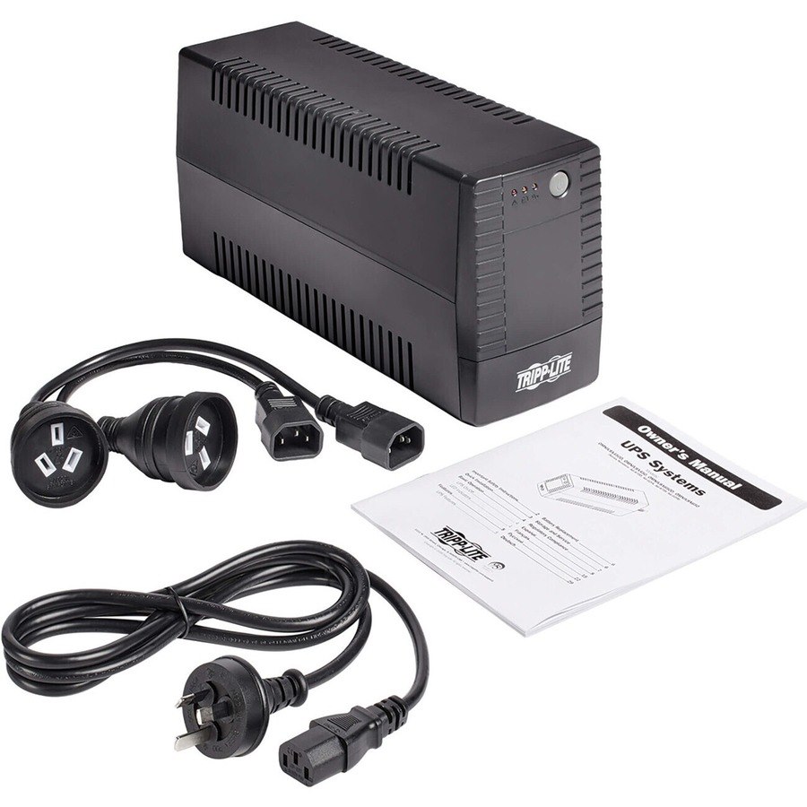 Tripp Lite by Eaton 650VA 360W 230V Line-Interactive UPS - 4 C13 Outlets, 2 Australian Outlet Adapters, Tower