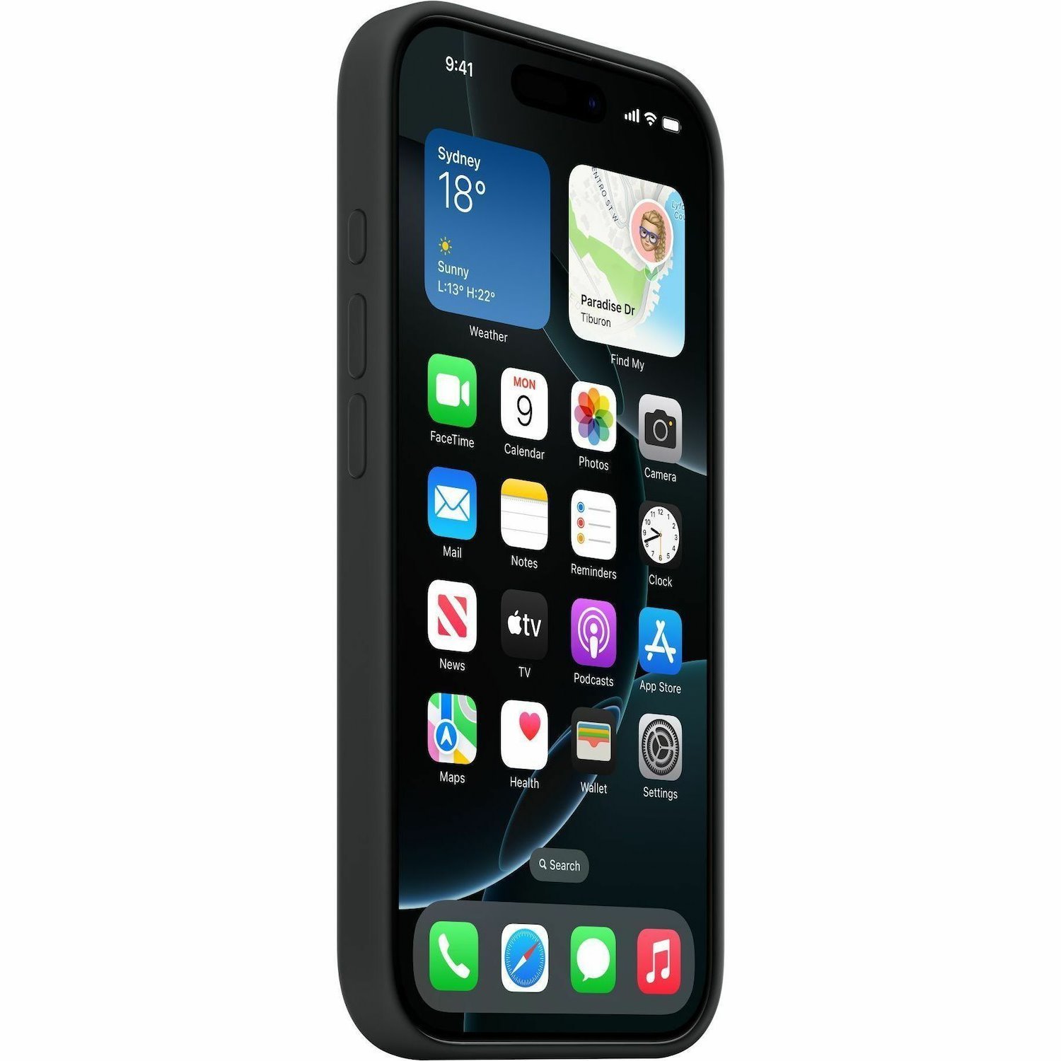 Apple Case for Apple iPhone 16 Pro Smartphone - Black