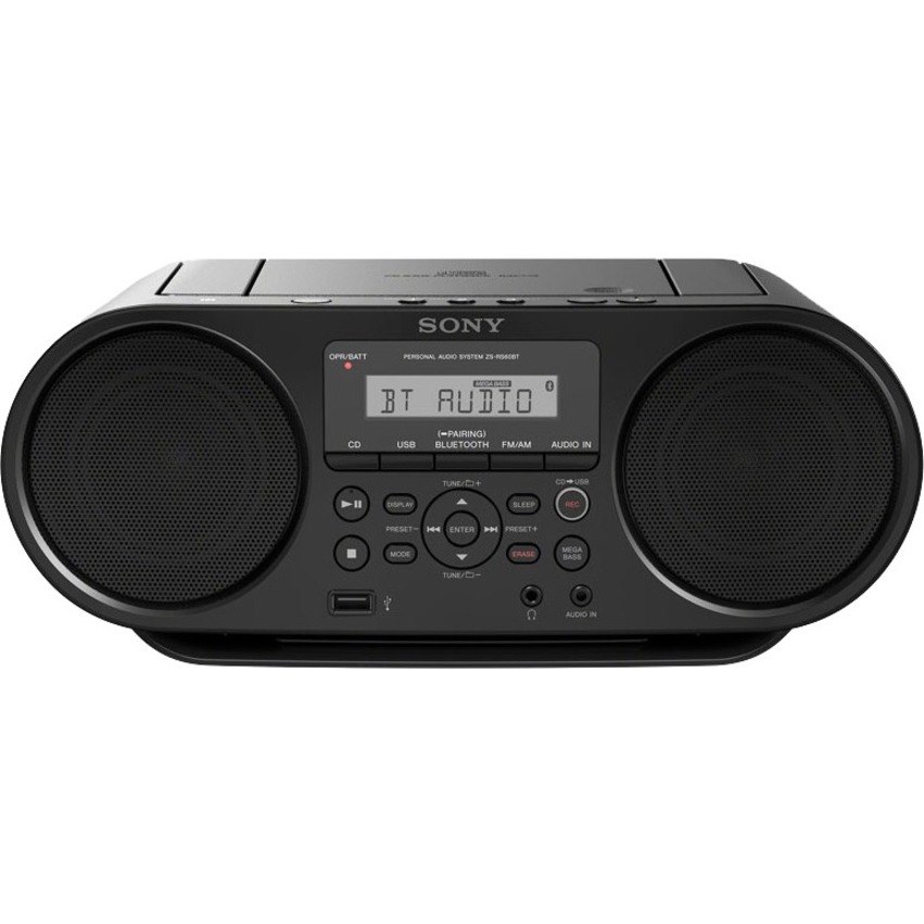 Sony CD Boombox with Bluetooth ZS-RS60BT