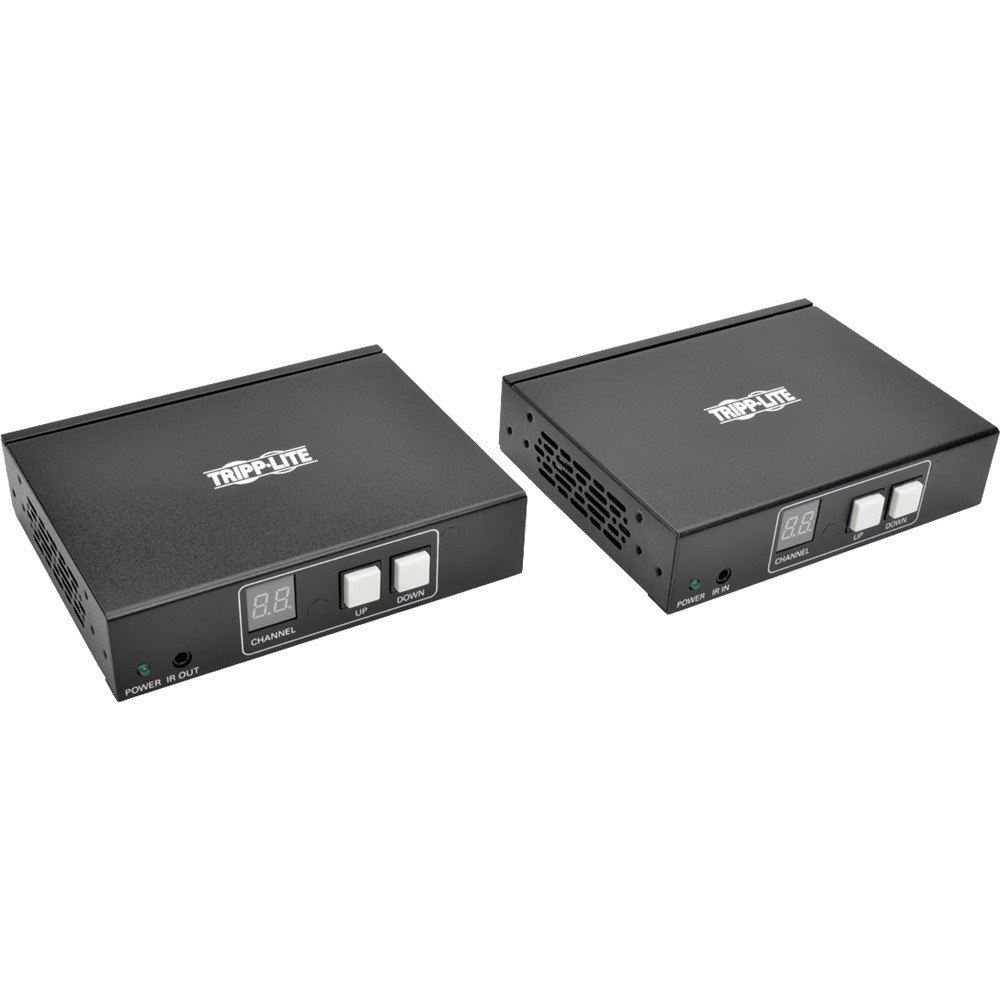 Tripp Lite by Eaton DVI/HDMI over IP Gigabit LAN Ethernet Extender Kit, RS-232 Serial and IR Control, 1080p 60 Hz, 328 ft. (100 m), TAA