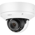Wisenet XND-8082RV 6 Megapixel Indoor Network Camera - Color - Dome - White - TAA Compliant