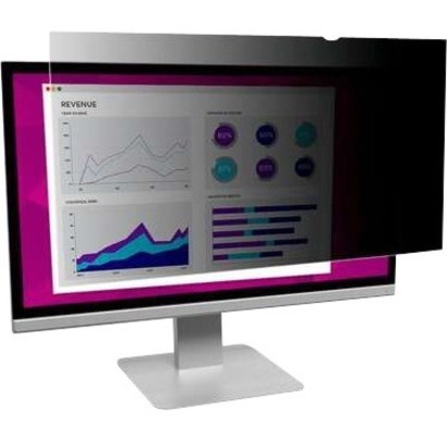 3M High Clarity Privacy Filter for 20in Monitor, 16:9, HC200W9B Black, Glossy