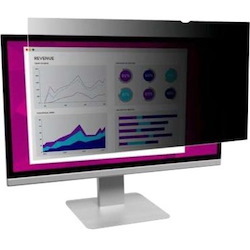 3M High Clarity Privacy Filter for 20in Monitor, 16:9, HC200W9B Black, Glossy
