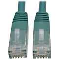 Eaton Tripp Lite Series Cat6 Gigabit Molded (UTP) Ethernet Cable (RJ45 M/M), PoE, Green, 25 ft. (7.62 m)