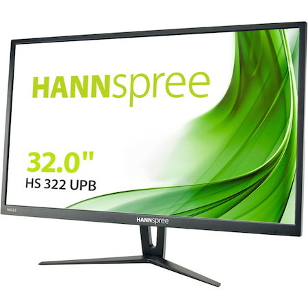 Hannspree HSG1408 32" Class WQHD LCD Monitor - 16:9 - Textured Black