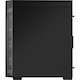 Corsair 110Q Computer Case - Mini ITX, Micro ATX, ATX Motherboard Supported - Mid-tower - Steel, Plastic - Black