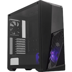 Cooler Master MasterBox MCB-K501L-KGNN-SR1 Gaming Computer Case - EATX, SSI CEB, ATX, Micro ATX, Mini ITX Motherboard Supported - Mid-tower - Steel, Mesh, Plastic, Acrylic, Tempered Glass - Black