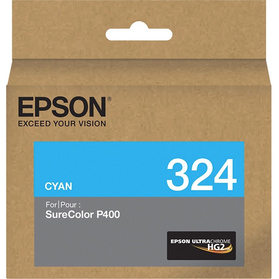 Epson UltraChrome 324 Original Inkjet Ink Cartridge - Cyan - 1 Each