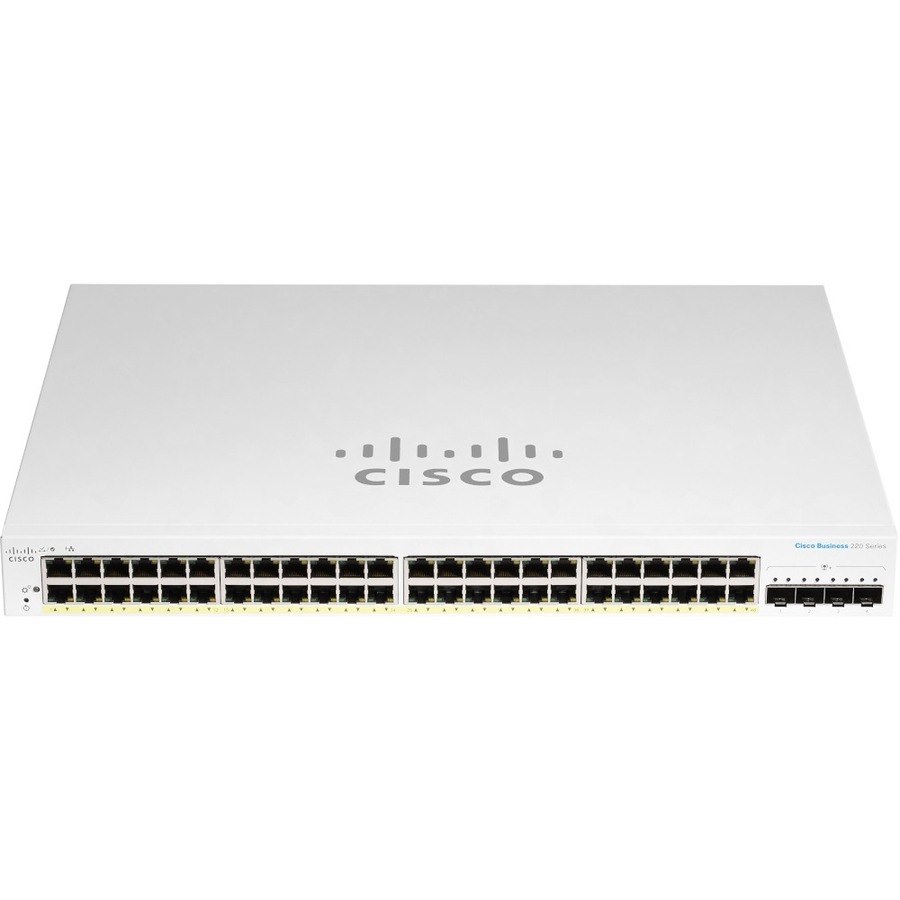 Cisco Business 220 CBS220-48P-4X 48 Ports Manageable Ethernet Switch