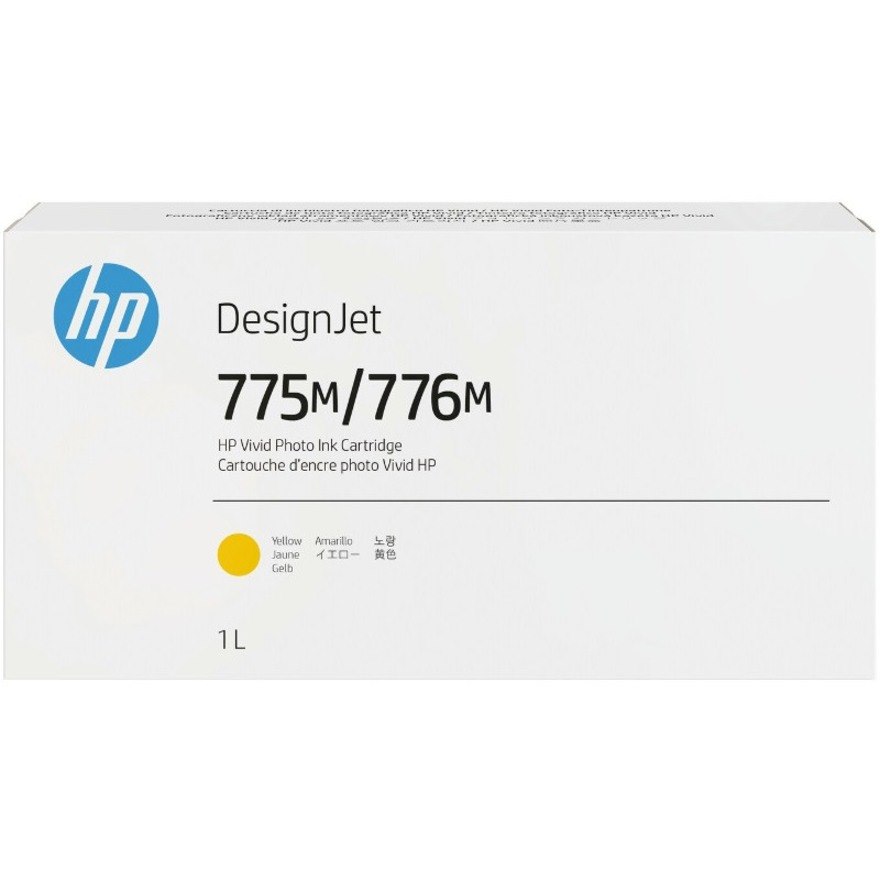 HP 775M/776M Original High Yield Inkjet Ink Cartridge - Yellow Pack