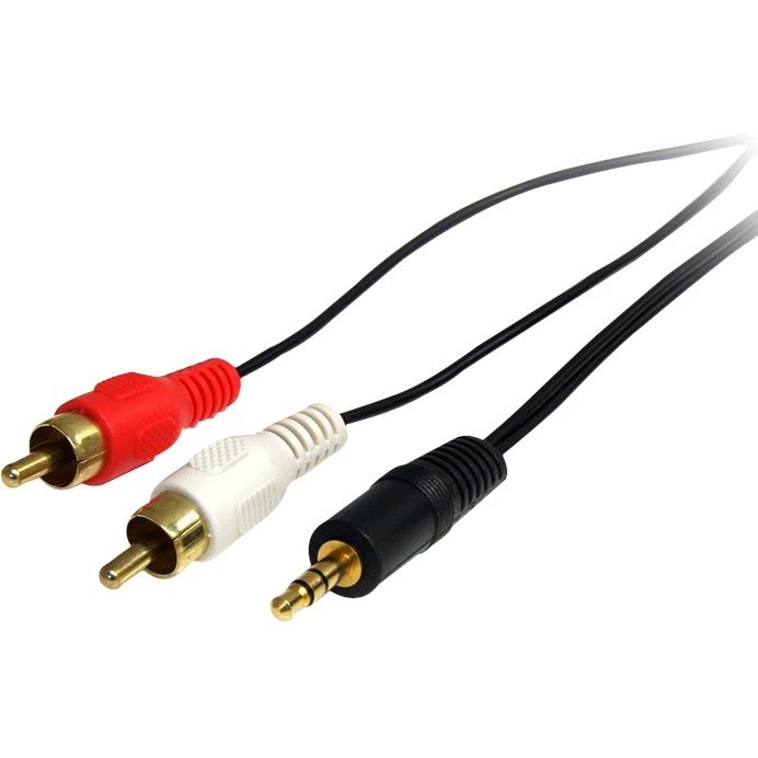 StarTech.com - Stereo Audio cable - RCA (M) - mini-phone stereo 3.5 mm (M) - 0.91 m