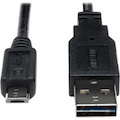Eaton Tripp Lite Series Universal Reversible USB 2.0 Cable, 28/24AWG (Reversible A to 5Pin Micro B M/M), 1 ft. (0.31 m)