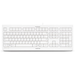 CHERRY KC 1000 Keyboard - Cable Connectivity - USB Interface - English (US) - Pale Gray