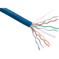Axiom CAT5e 24AWG 4-Pair Solid 350MHz Plenum Bulk Cable Spool 1000FT (Blue)
