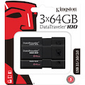 Kingston DataTraveler 100 G3 64 GB USB 3.0 Flash Drive - Black