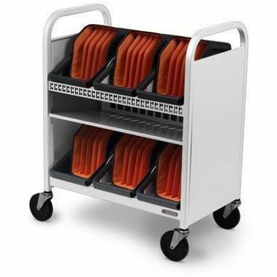 Bretford CUBE Transport Cart with Caddies - TVCT30CAD