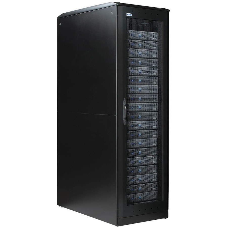 Eaton Paramount 51U Server Rack Enclosure - 42 in. Depth, Doors Included, No Side Panels, TAA