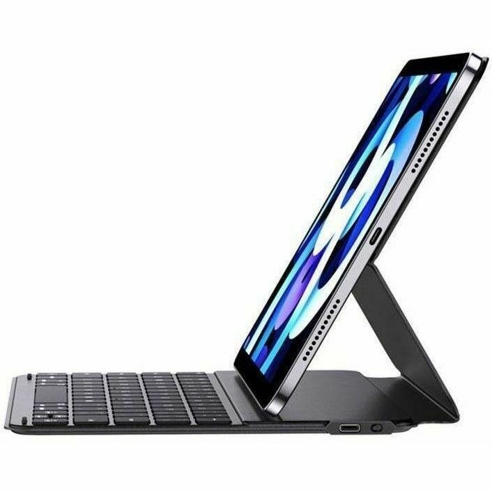 Baseus Brilliance Keyboard/Cover Case (Flip) for 27.7 cm (10.9") to 27.9 cm (11") Apple iPad Air (4th Generation), iPad Air (5th Generation), iPad Pro (4th Generation), iPad Pro (2021), iPad Pro (2020), iPad Pro (2018) Tablet - Black