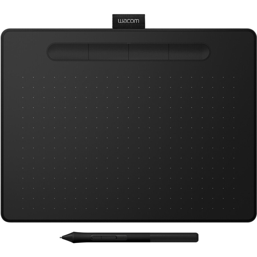 Wacom Intuos M CTL-6100WL Graphics Tablet - 2540 lpi - Wired/Wireless - Black