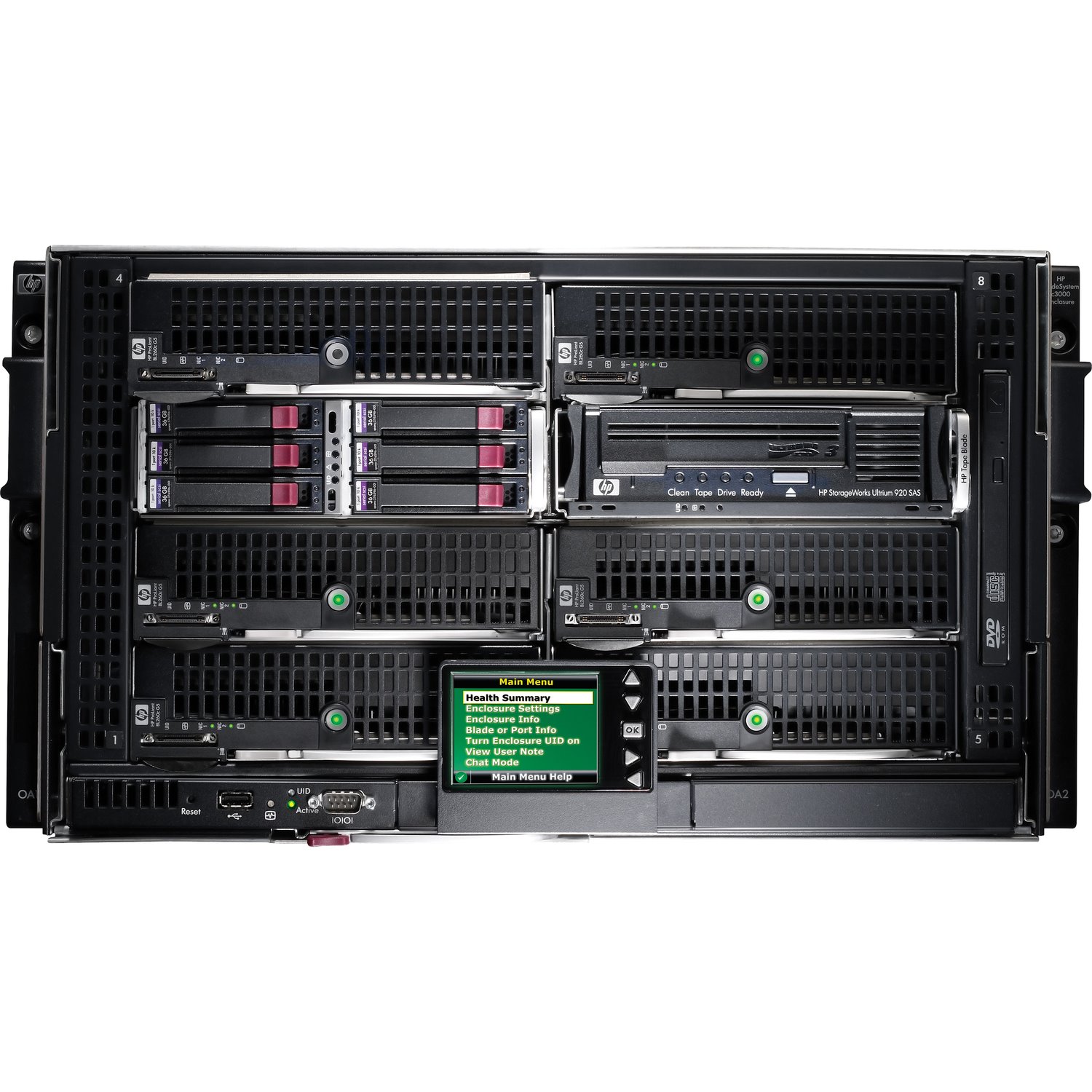 HPE BladeSystem BLc3000 Blade Server Case - Rack-mountable