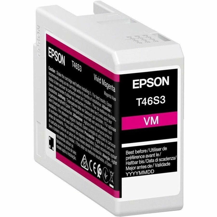 Epson UltraChrome Pro10 T46S3 Original Inkjet Ink Cartridge - Vivid Magenta Pack