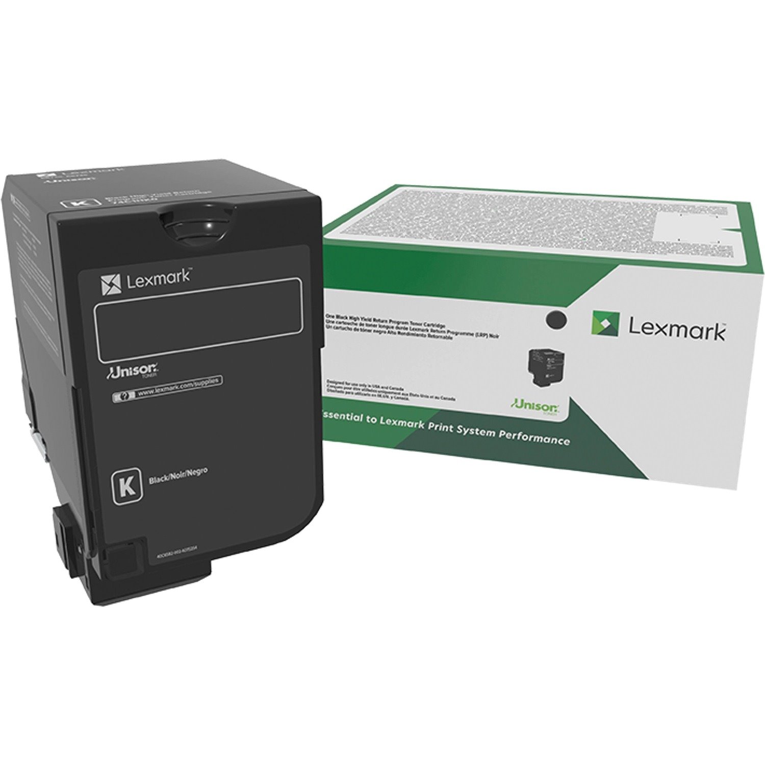 Lexmark Original High Yield Laser Toner Cartridge - Black - 1 Each