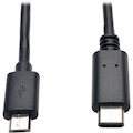 Eaton Tripp Lite Series USB Micro-B to USB-C Cable - USB 2.0, (M/M), 6 ft. (1.83 m)