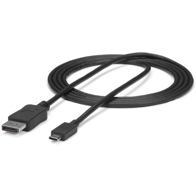 StarTech.com 1.83 m DisplayPort/Thunderbolt 3 A/V Cable for Audio/Video Device, Monitor, Notebook, MAC, Computer, Workstation, Projector, Chromebook, TV, MacBook Pro, iPad Pro, ... - 1