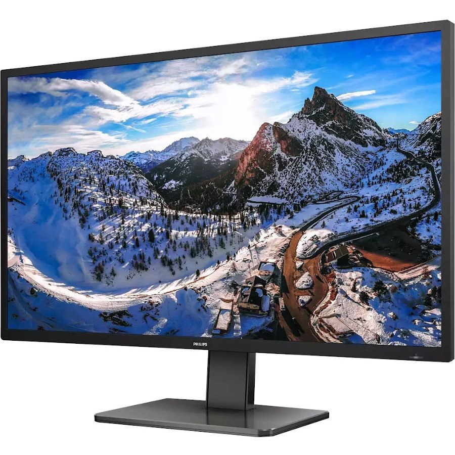 Philips 439P1 43" Class 4K UHD LCD Monitor - 16:9 - Textured Black