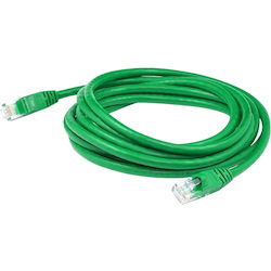 AddOn 7ft RJ-45 (Male) to RJ-45 (Male) Green Cat6A FTP PVC Copper Patch Cable