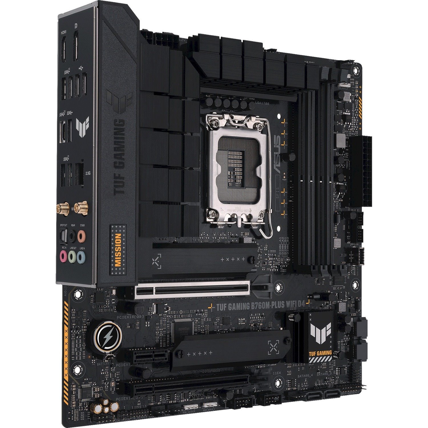 TUF GAMING B760M-PLUS D4 Gaming Desktop Motherboard - Intel B760 Chipset - Socket LGA-1700 - Micro ATX