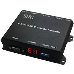 Full HD HDMI Extender over IP with PoE, RS-232 & IR - Transmitter