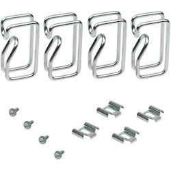 Rack Solutions Metal D-Ring Cable Clips 4-Pack