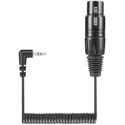 Sennheiser KA 600, Coiled Connecting Cable from an XLR-3 Connector to a 3.5 mm Jack Plug
