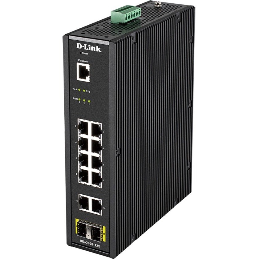 D-Link DIS-200G-12S 10 Ports Manageable Ethernet Switch