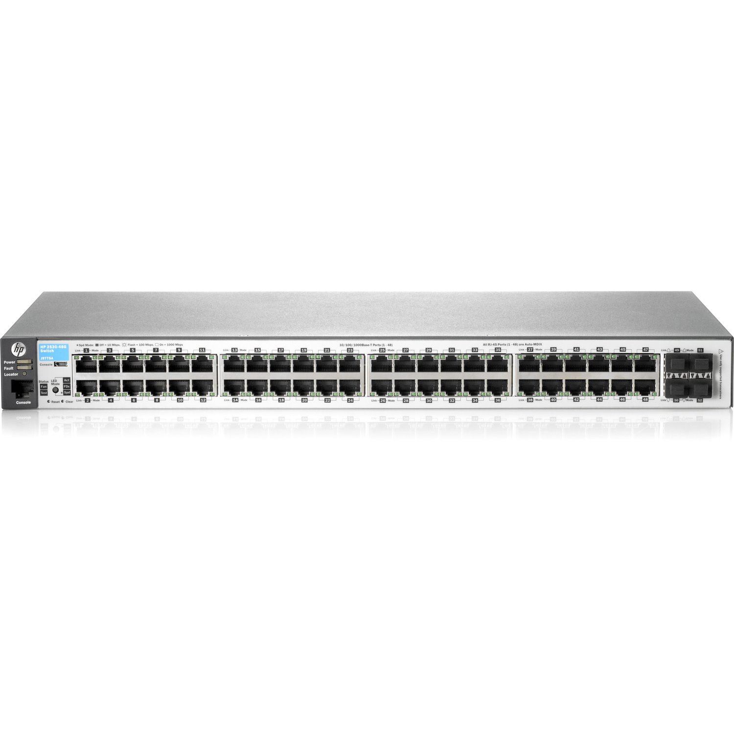 HPE 2350 2530-48G 48 Ports Manageable Ethernet Switch - Gigabit Ethernet - 10/100/1000Base-T