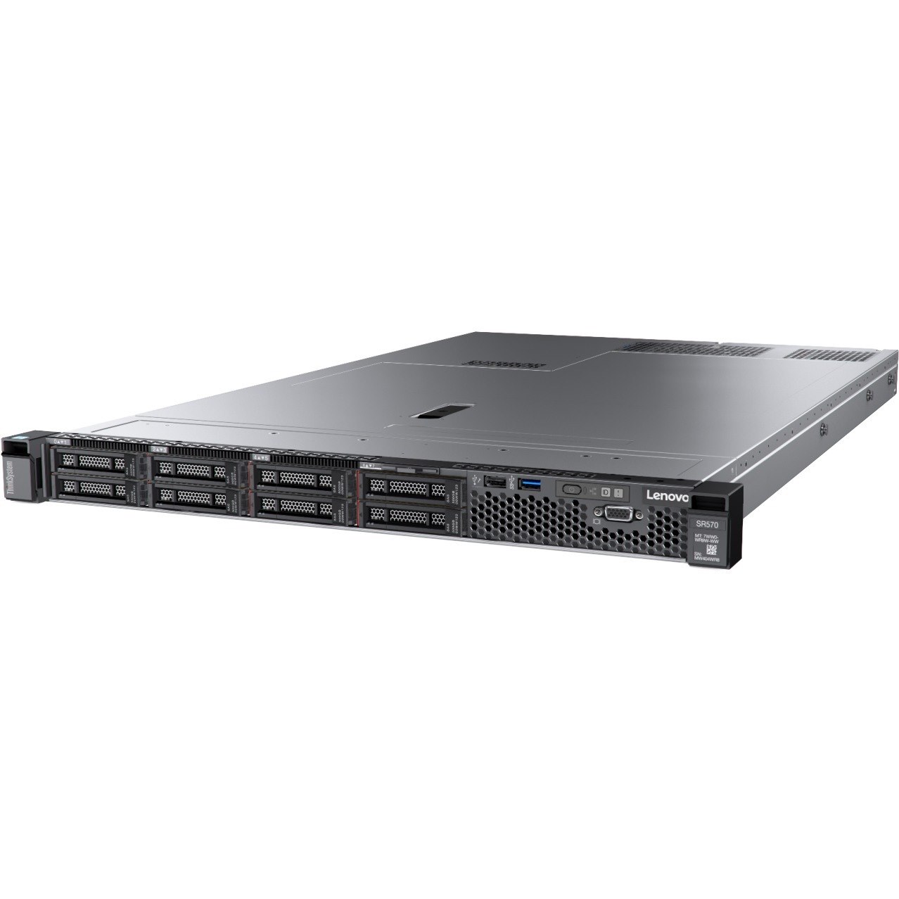 Lenovo ThinkSystem SR570 7Y03A02TAU 1U Rack Server - 1 x Intel Xeon Silver 4110 2.10 GHz - 16 GB RAM - 12Gb/s SAS, Serial ATA/600 Controller