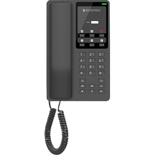 Grandstream GHP621W IP Phone - Corded - Corded/Cordless - Wi-Fi - Wall Mountable, Desktop - Black
