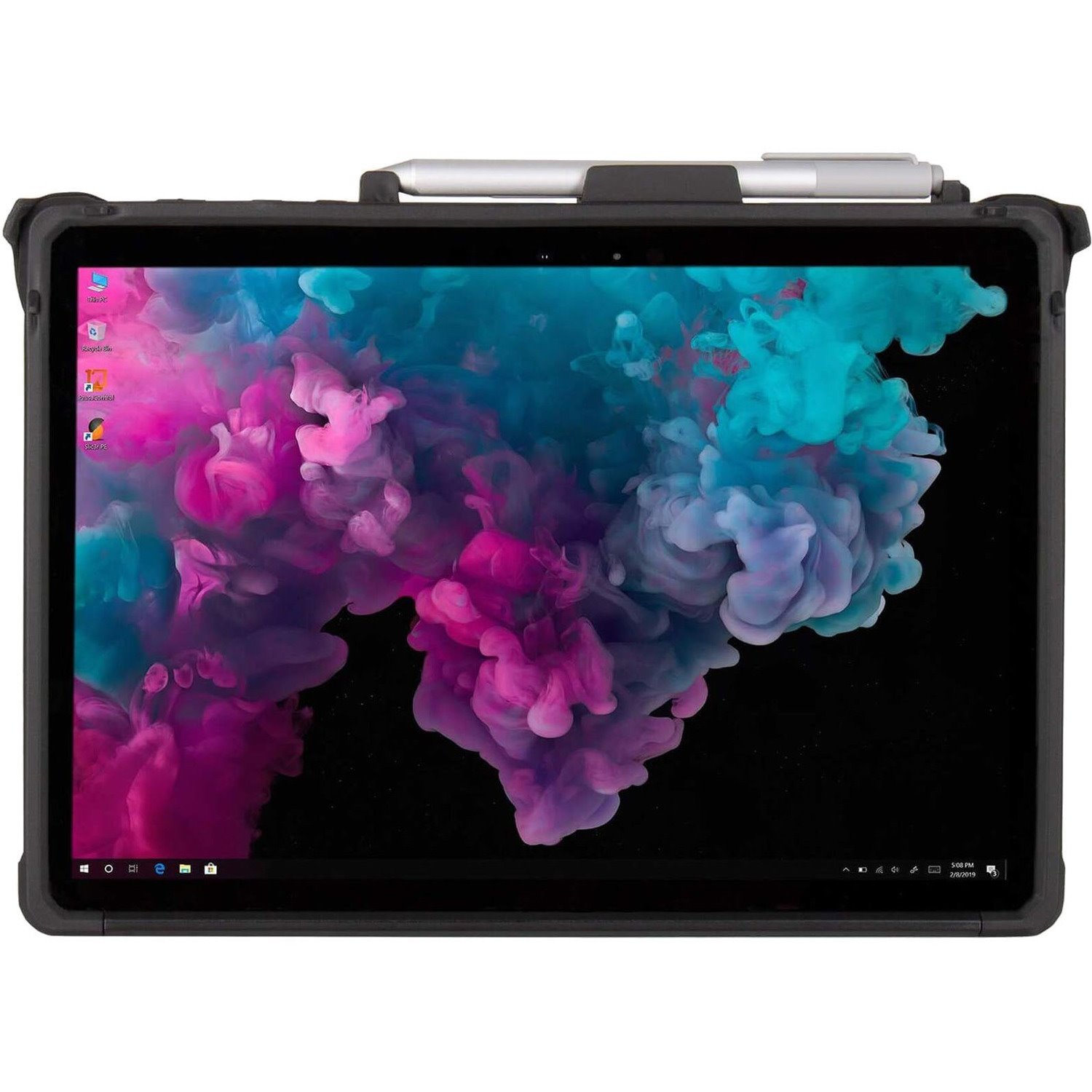 The Joy Factory aXtion Edge MP Rugged Carrying Case Microsoft Surface Go, Surface Go 2 Tablet - Black, Transparent