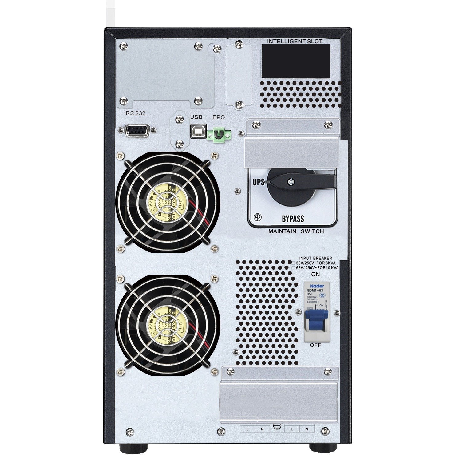 APC by Schneider Electric Easy UPS SRVPM10KIL Double Conversion Online UPS - 10 kVA - Single Phase