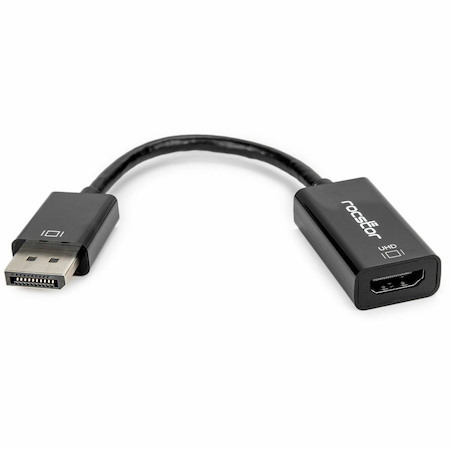 Rocstor DisplayPort 1.2 to HDMI 4K/60Hz Active Adapter Converter - M/F - Black