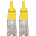 Eaton Tripp Lite Series Cat5e 350 MHz Molded (UTP) Ethernet Cable (RJ45 M/M), PoE - Yellow, 2 ft. (0.61 m)