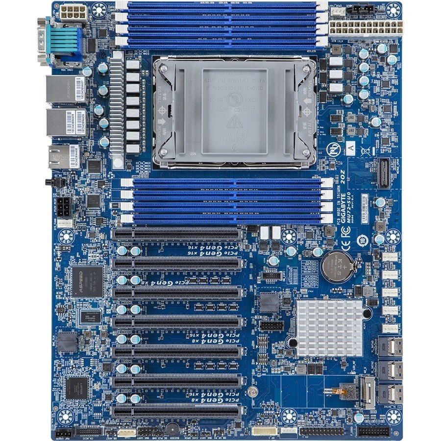 Gigabyte MU70-SU0 Server Motherboard - Intel C621A Chipset - Socket LGA-4189 - Intel Optane Memory Ready - ATX