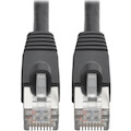 Eaton Tripp Lite Series Cat6a 10G Snagless Shielded STP Ethernet Cable (RJ45 M/M), PoE, Black, 7 ft. (2.13 m)