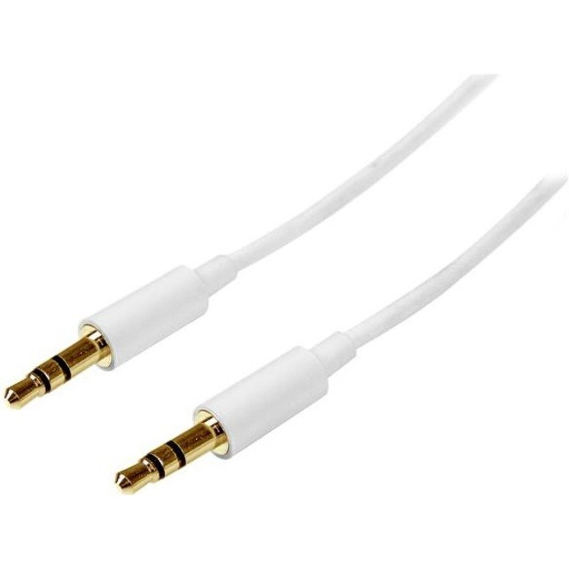 StarTech.com 3 m Mini-phone Audio Cable for Audio Device, iPhone, iPod, iPad, Headphone - 1
