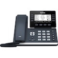 Yealink SIP-T53W IP Phone - Corded - Corded/Cordless - Bluetooth - Wall Mountable, Desktop - Classic Gray