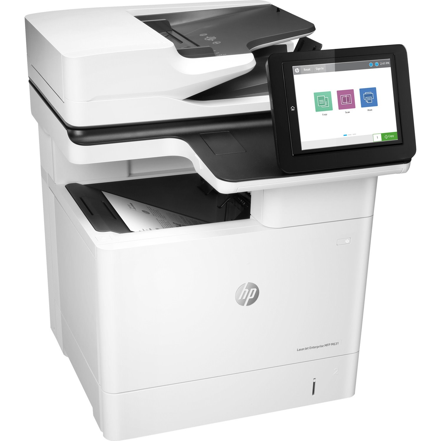 HP LaserJet M631dn Laser Multifunction Printer - Monochrome