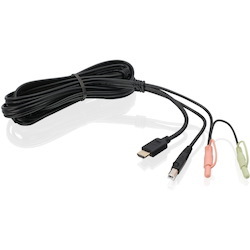 IOGEAR 6ft HDMI KVM Cable with USB and Audio (TAA Compliant)