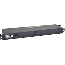 Tripp Lite by Eaton 1.5kW Single-Phase Local Metered PDU, 100-127V Outlets (13 5-15R), 5-15P, 100-127V Input, 15 ft. (4.57 m) Cord, 1U Rack-Mount