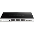 D-Link DGS-1210-28MP 28-Port Gigabit Smart Managed 370W PoE Switch with 28 RJ45 and 4 SFP (Combo) Ports